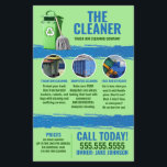 Trash Can Cleaning Service Flyer<br><div class="desc">Custom Trash can cleaning company flyer</div>