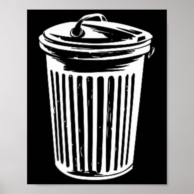 Trash Can Halloween Costume Garge Can Trashcan Cos Poster (Front)