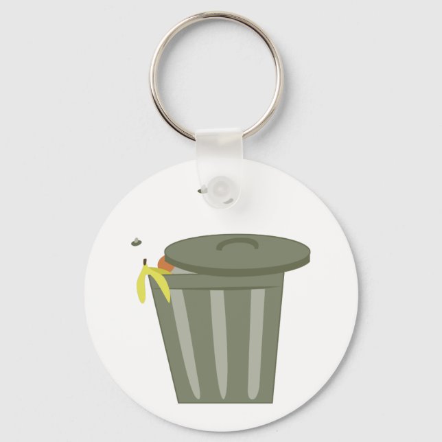 Trash Can Keychain (Front)