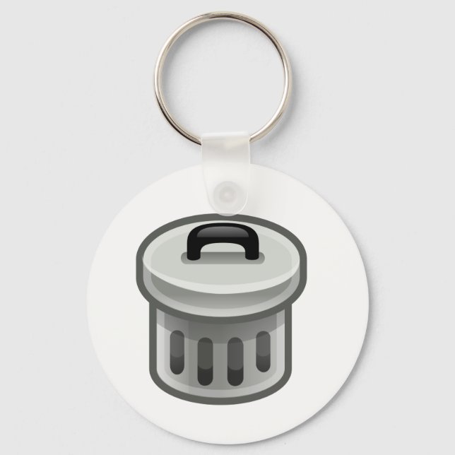 Trash Can Keychain (Front)
