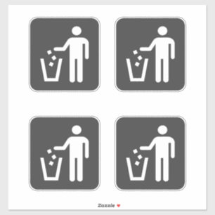 Trash Cans Indoor & Outdoor Sticker