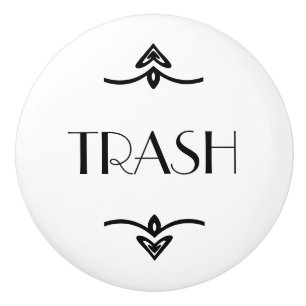 Trash Ceramic Knob