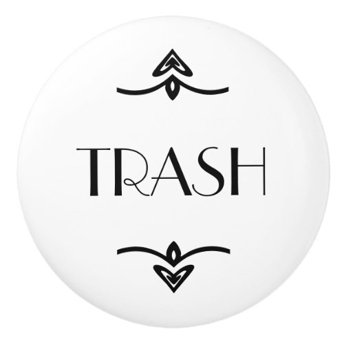 Trash Ceramic Knob