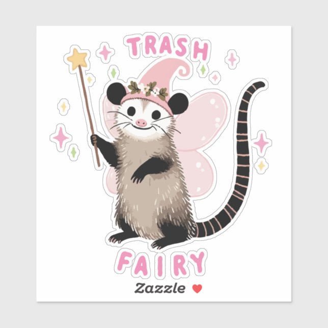 Trash Fairy Sticker (Sheet)