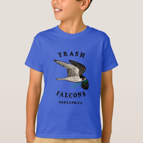 Trash Falcons Kids Tee _ Blue