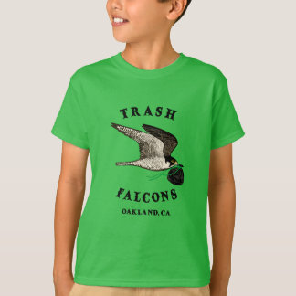 Trash Falcons Kids Tee - Oakland Green