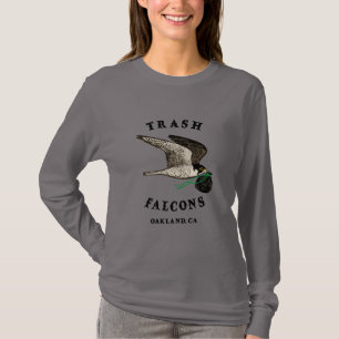 Trash Falcons Official Longsleeve - Grey T-Shirt