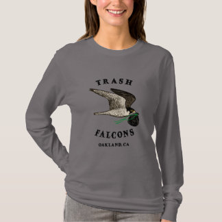 Trash Falcons Official Longsleeve - Grey T-Shirt
