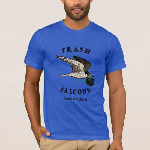 Trash Falcons Official Tee Shirt _ Blue