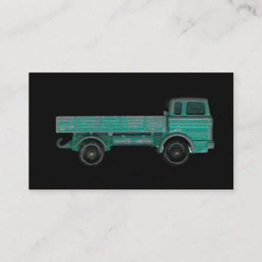 Customizable Trash garbage haulers furniture movers transport business card