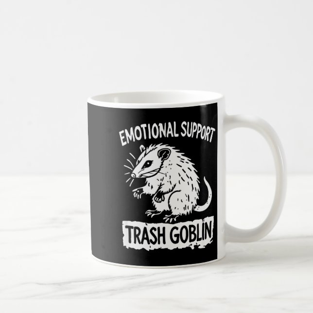 Trash Goblin Ssum Emotional Suprt Funny Meme  Coffee Mug (Right)