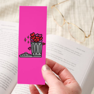 Trash Love Cute Hilarious Valentine's Attribute Bookmarks