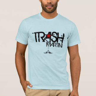 TRASH Martini Black Logo T-Shirt