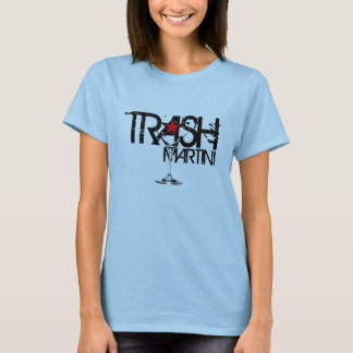 TRASH Martini Ladies Black Logo T-Shirt