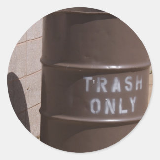 Trash Only Sticker