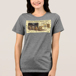 Trash Panda Coffee Drive-thru T-shirt Raccoon Co Tri-Blend Shirt
