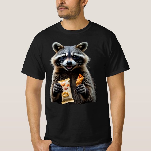 Trash Panda: Funny Raccoon Graphic T-Shirt (Front)