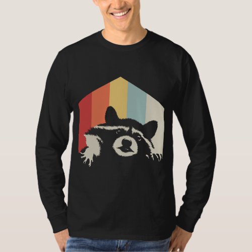 Trash Panda Raccoon Animal Retro Racoon T_Shirt