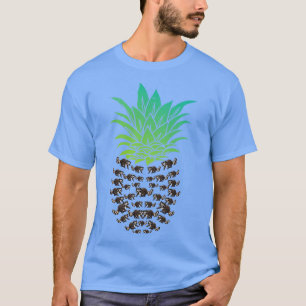 Trash Panda Raccoon Tropical Pineapple T-Shirt
