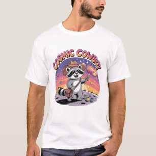 Trash Panda Space Cowboy Artist Moon T-Shirt