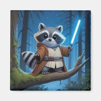 Trash Panda Space Knight Magnet