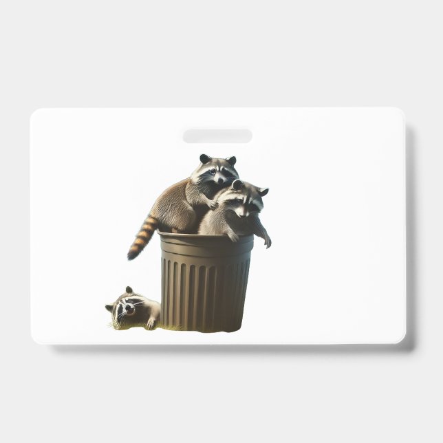Trash Pandas Party Badge (Front)