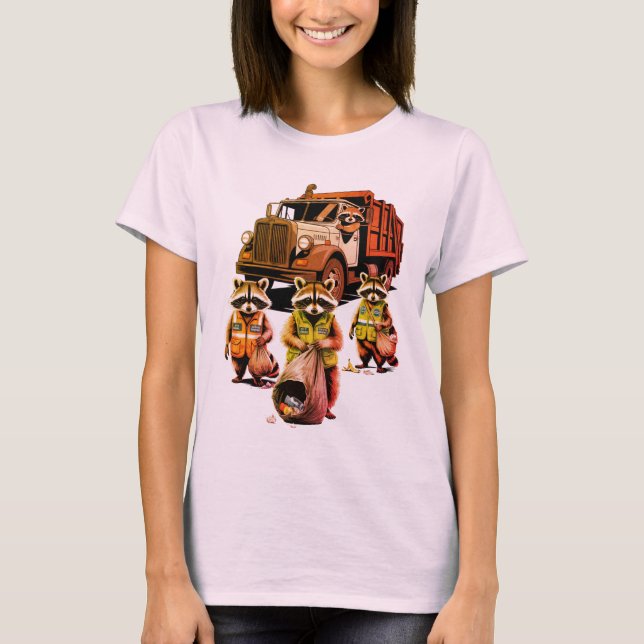 Trash Pandas: The Foursome of the Pandacalypse T-Shirt (Front)