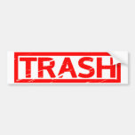 Trash Stamp Bumper Sticker