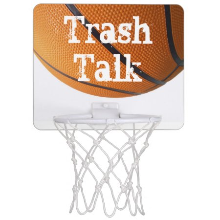 Trash Talk Mini Basketball Hoop