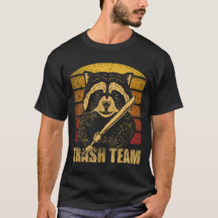 Trash Team Pandas Raccoon Animal Garbage Gang T-Shirt