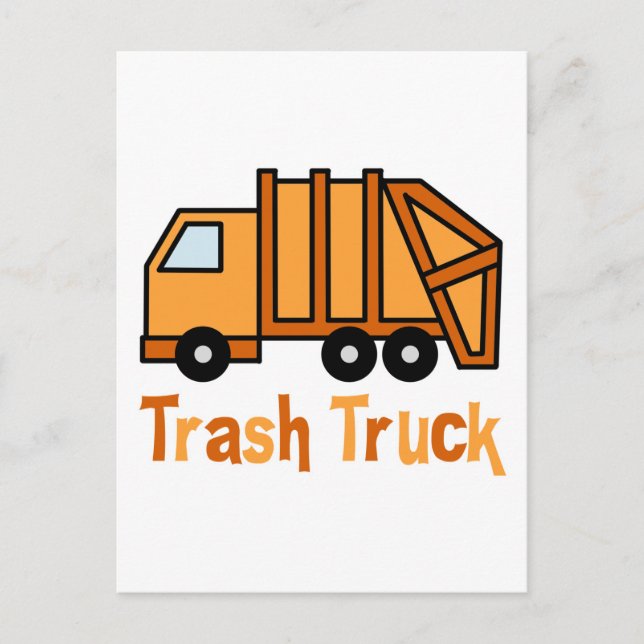 Trash Truck Postcard (Front)