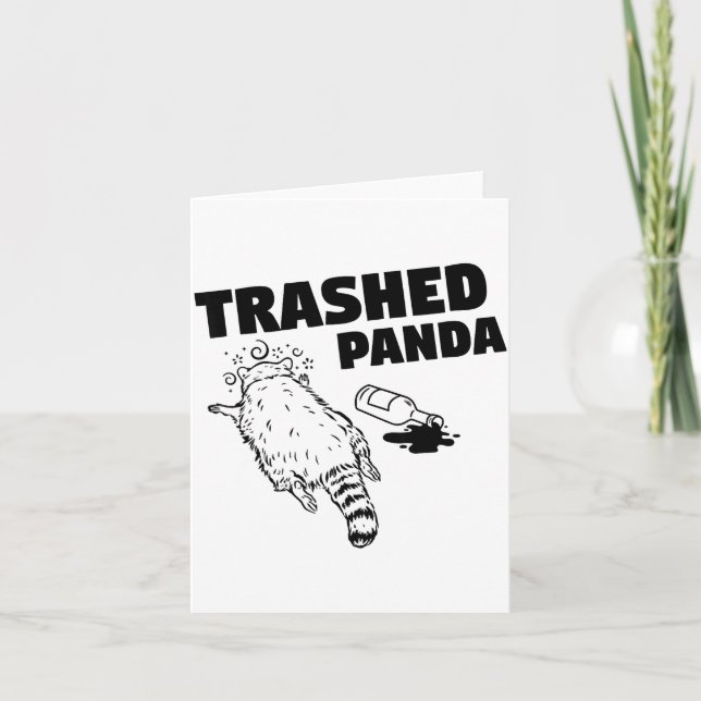 Trashed Panda  Card (Front)
