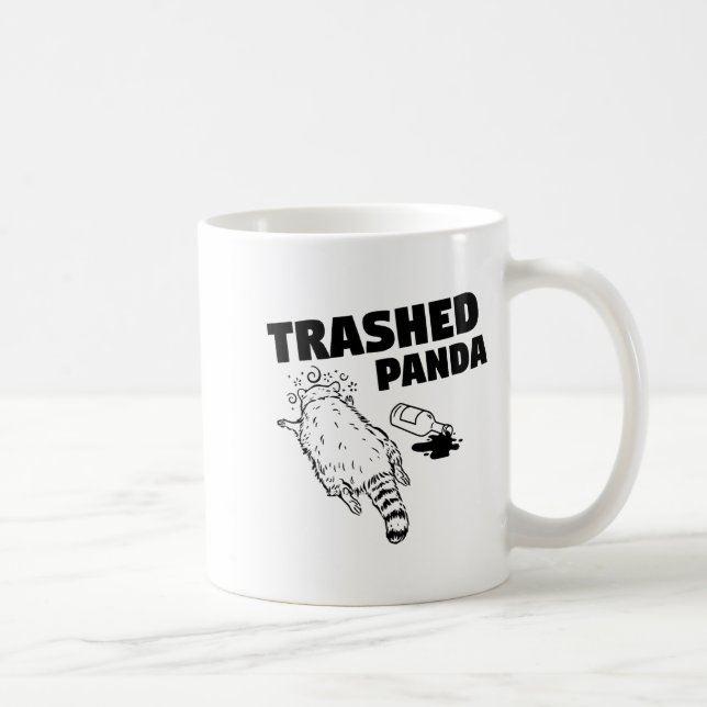 Trashed Panda  Coffee Mug (Right)