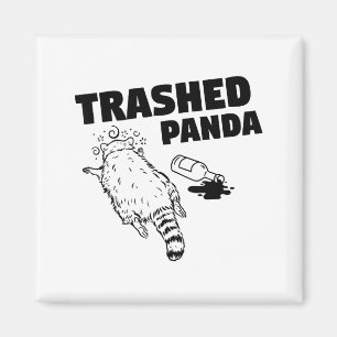 Trashed Panda  Magnet