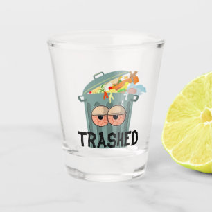 Trashed Shot Glass