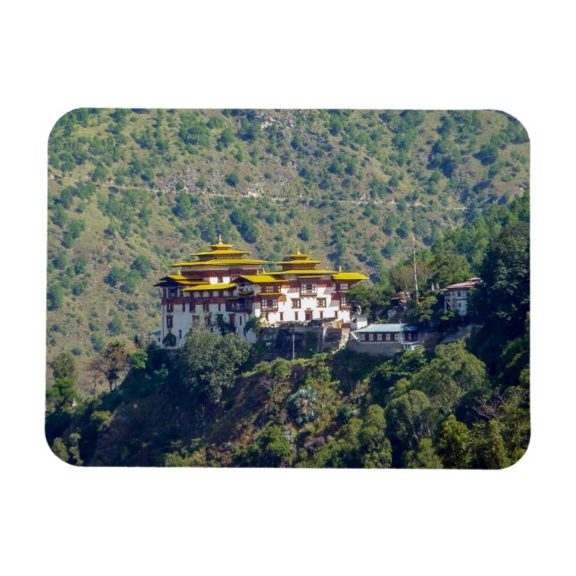 Trashigang Dzong - Eastern Bhutan Magnet (Horizontal)