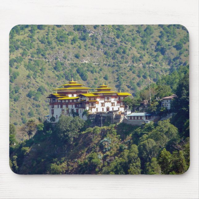 Trashigang Dzong - Eastern Bhutan Mouse Pad (Front)