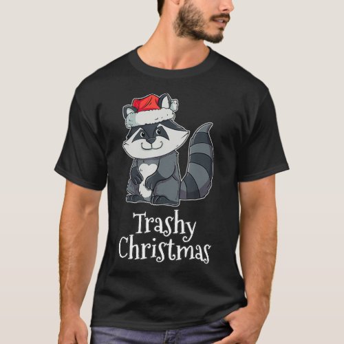 Trashy Christmas Merry Christmas Trash Panda Gift  T_Shirt