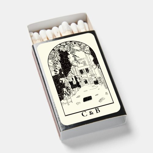 Trastevere Rome Italy Matchbox Rome Wedding  Matchboxes