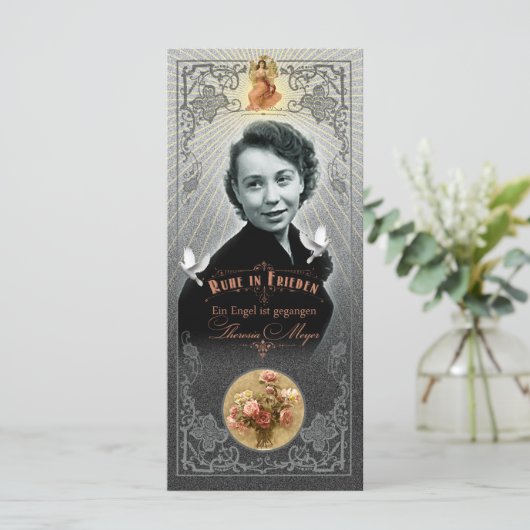 Trauerkarte Mama - Rackcard (Standing Front)