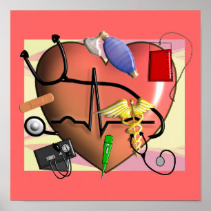 Trauma/ER Nurse ART Poster