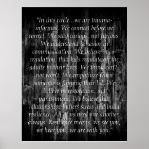 Trauma Informed Quotes Poster