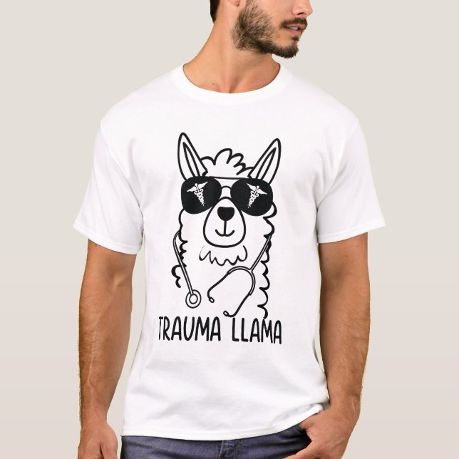 Trauma Llama T-Shirt (Front)