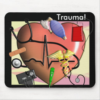Trauma Nurse Art Gifts Mouse Pad
