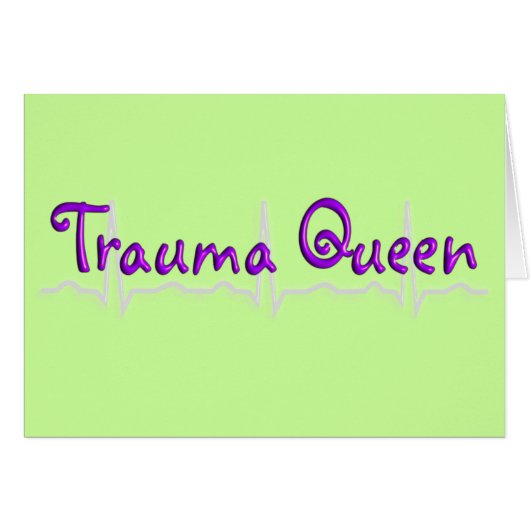 Trauma Nurse "Trauma Queen' T-Shirts and Gifts (Front Horizontal)