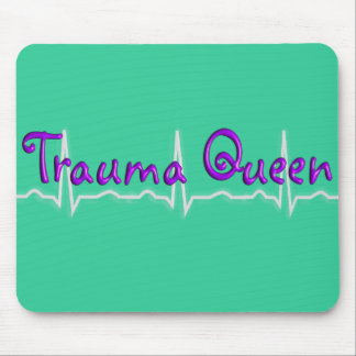 Trauma Nurse "Trauma Queen' T-Shirts and Gifts Mouse Pad