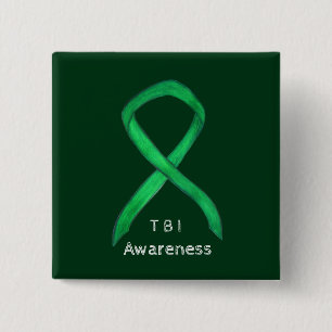 Traumatic Brain Injuries- TBI Awareness Ribbon Pin