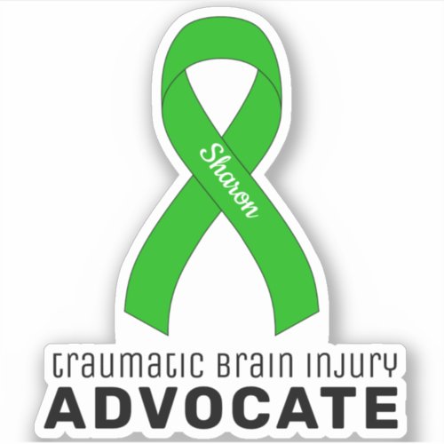 Traumatic Brain Injury Advocate Vinyl Sticker