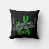 Scoliosis Messed With Wrong Chick Throw Pillow