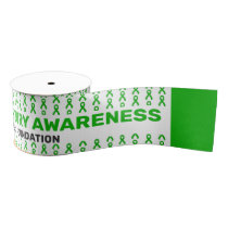 Traumatic Brain Injury Awareness Pattern Ribbon